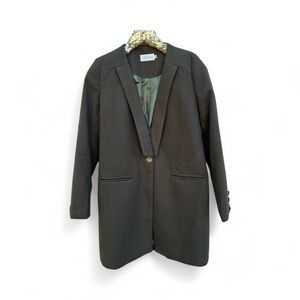 Lioness Olive Green Coat Small Academia Preppy